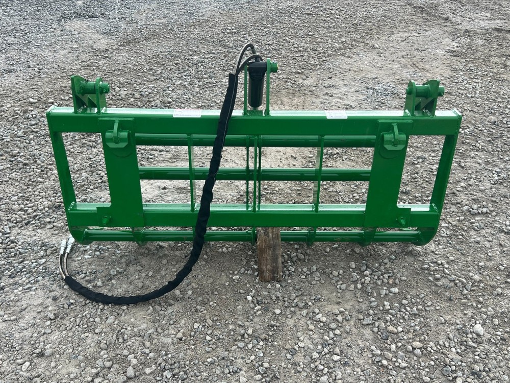 60" Root Rake Clam Grapple Attachment Fits John Deere Compact Tractor Loader