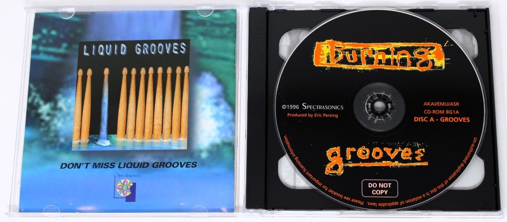 Spectrasonics Burning Grooves Akai E-MU Format Sound Library/Sampling 2 CD Emu
