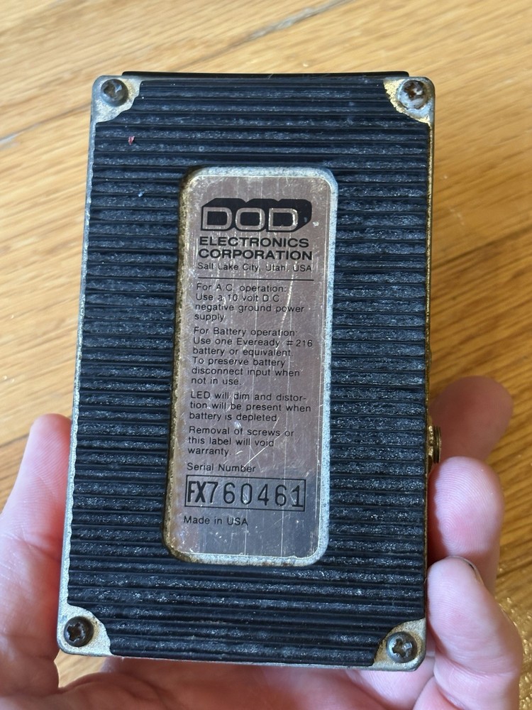 Vintage DOD FX80B Compression/Sustainer Guitar Effect Pedal – Tested