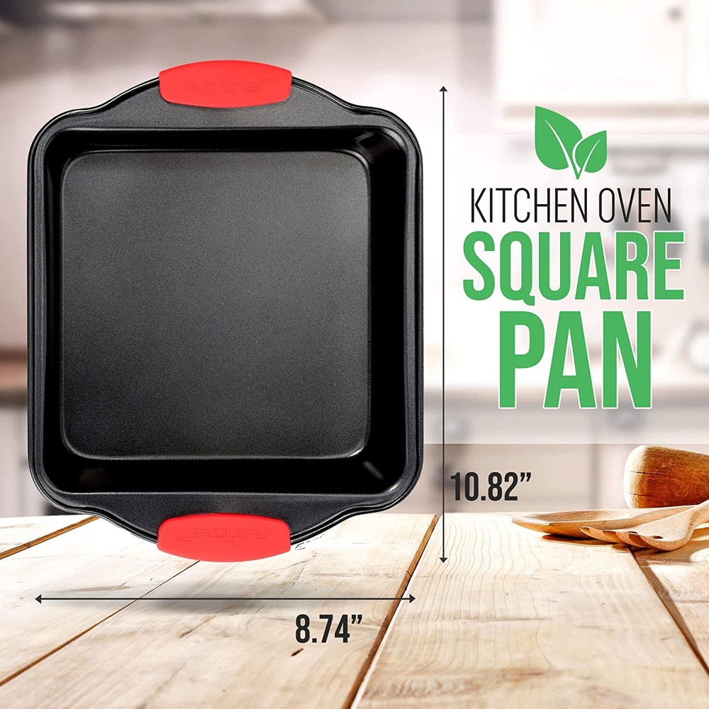Nutrichef BKNCSBS10SSQUARE Square Pan
