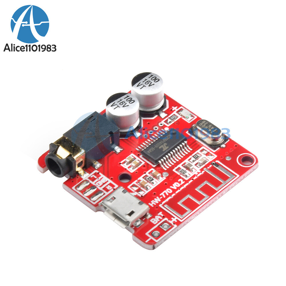 Mini Bluetooth 4.1 MP3 Player Lossless Decoder Board Micro USB TF SD Card 3.7-5V