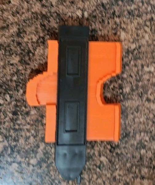 Locking Contour Gauge Profile Tool - Plastic Shape Duplicator for Woodworking