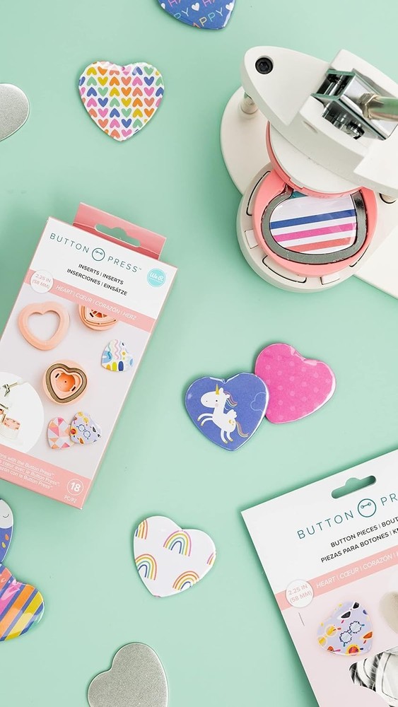 Button Press Heart Accessory