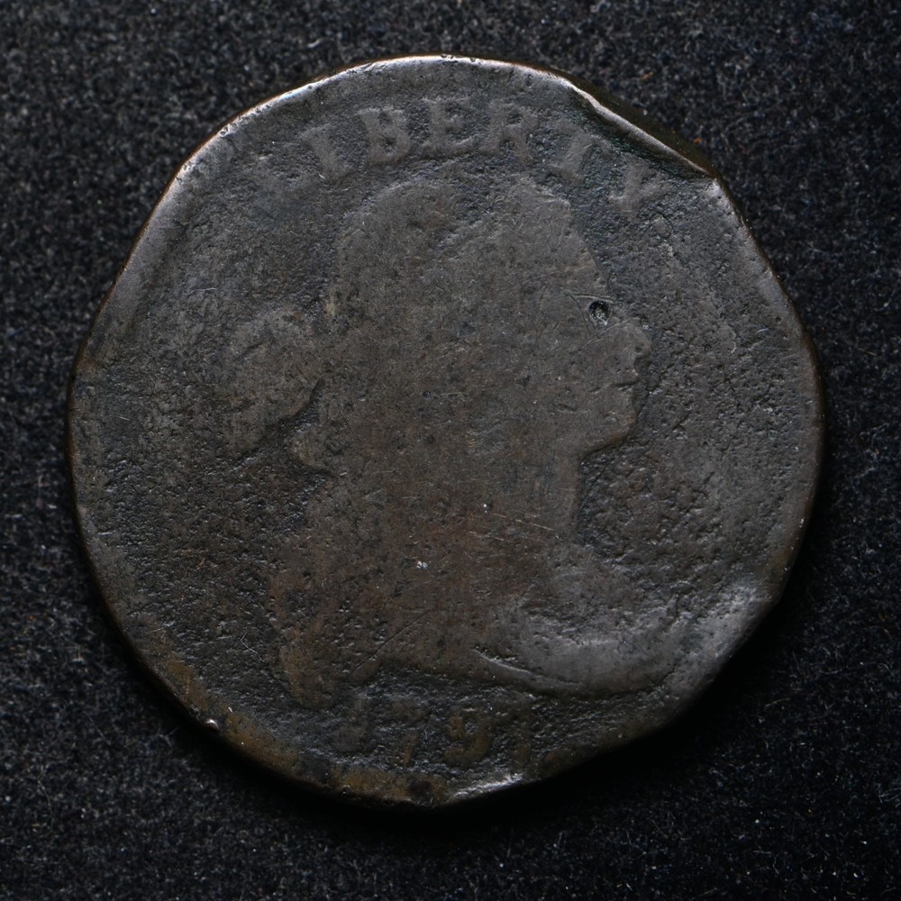 1797 Large Cent Low Grade Damaged (cn16598)
