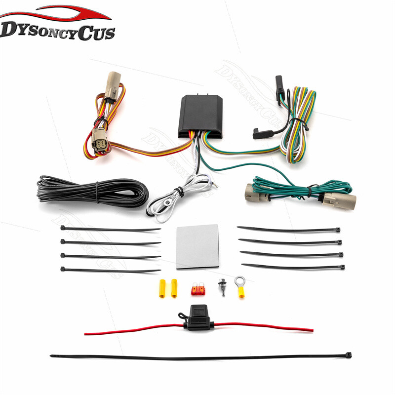 4 Way Trailer Tow Hitch Wiring Harness For Ford Bronco 21-2024 w/ LED Taillight