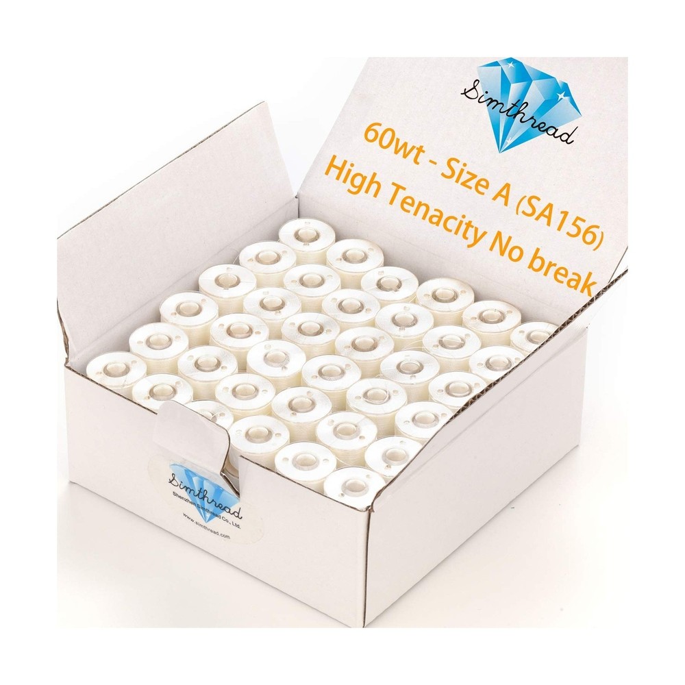 Simthread Value Pack Bundle Add-ons | Madeira 120 Colors Kit & 144pcs White P...