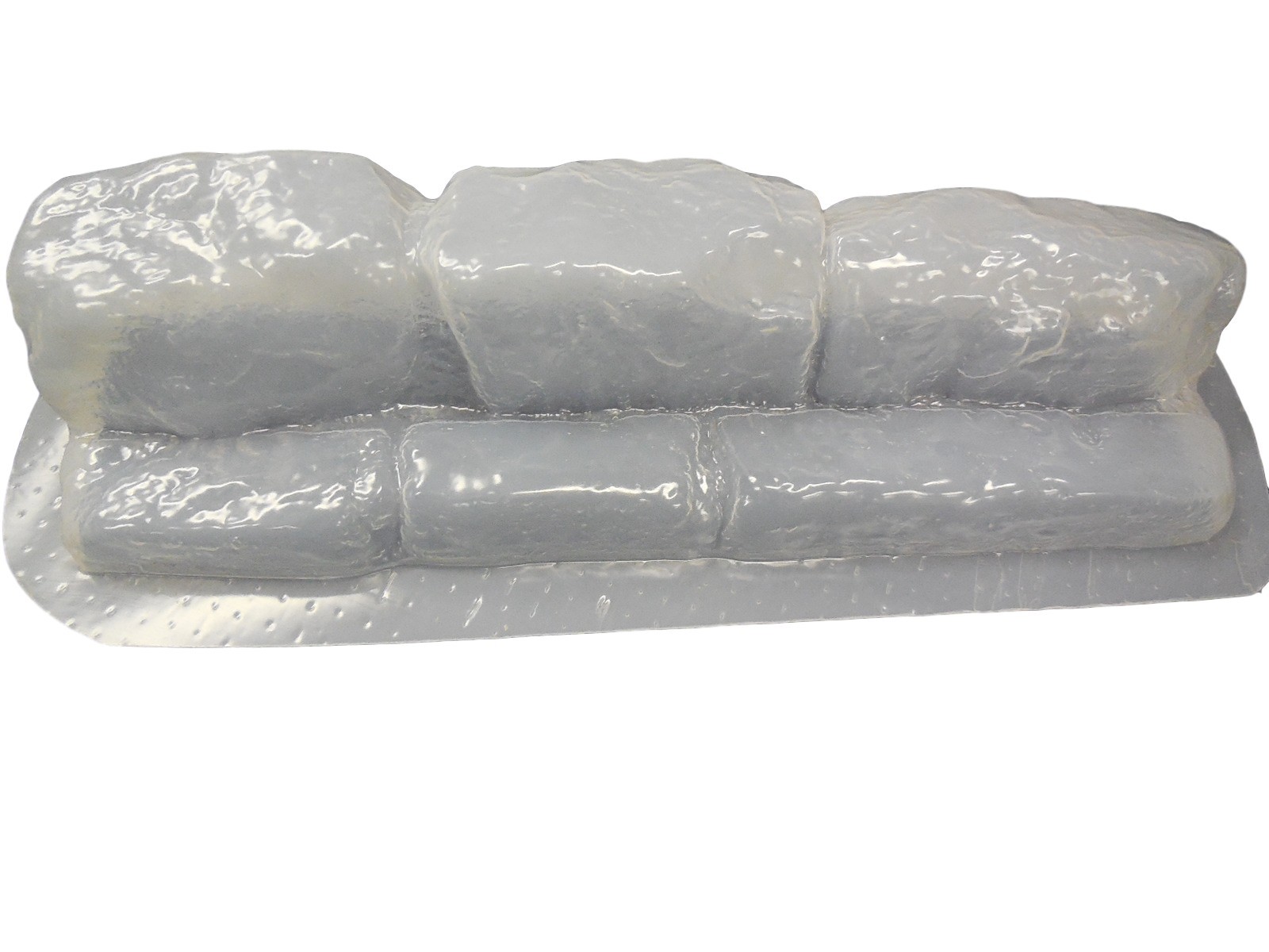 Flagstone Rock Look Border Edger Edging Craft Concrete Molds Set of 2 - 5021 MC