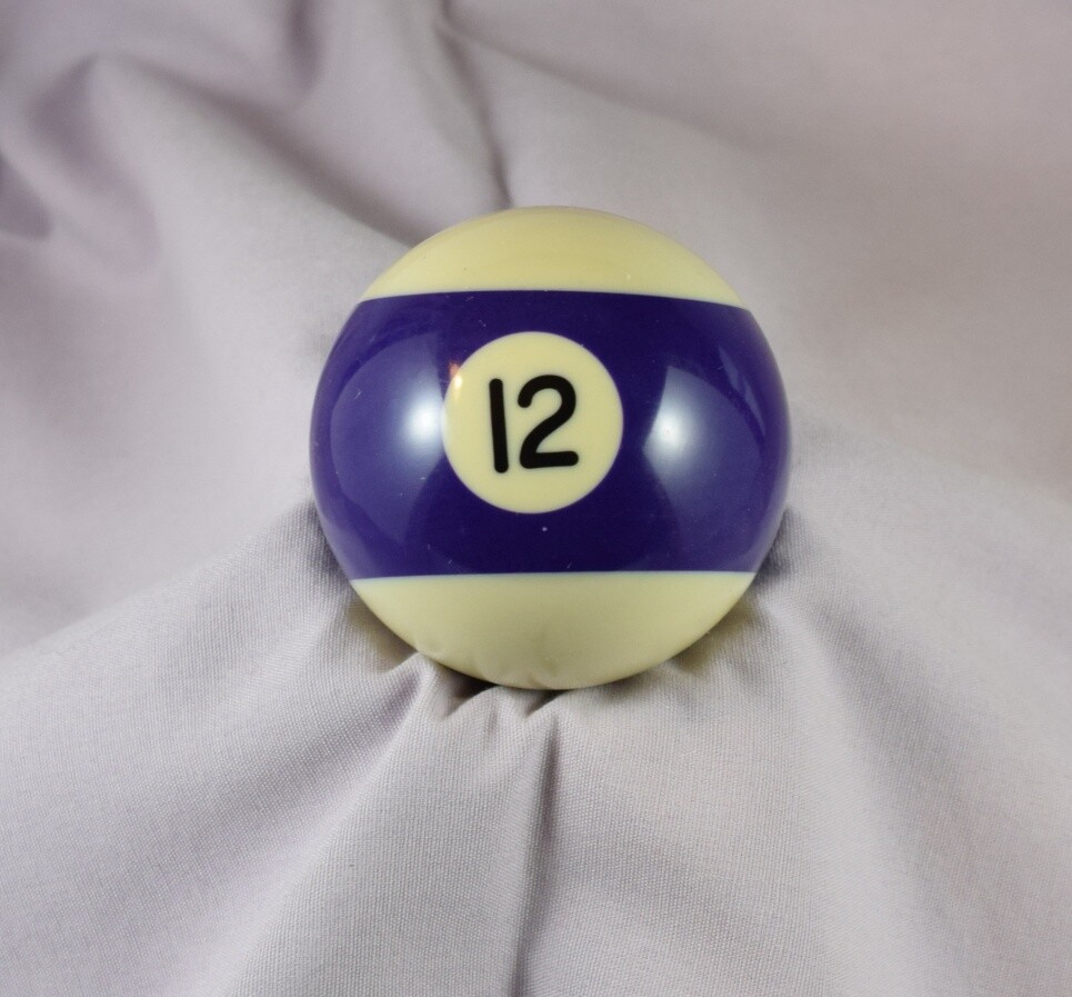 Mizerak Billiard Pool Ball Replacement Standard 2 1/4 inch - Ball #12