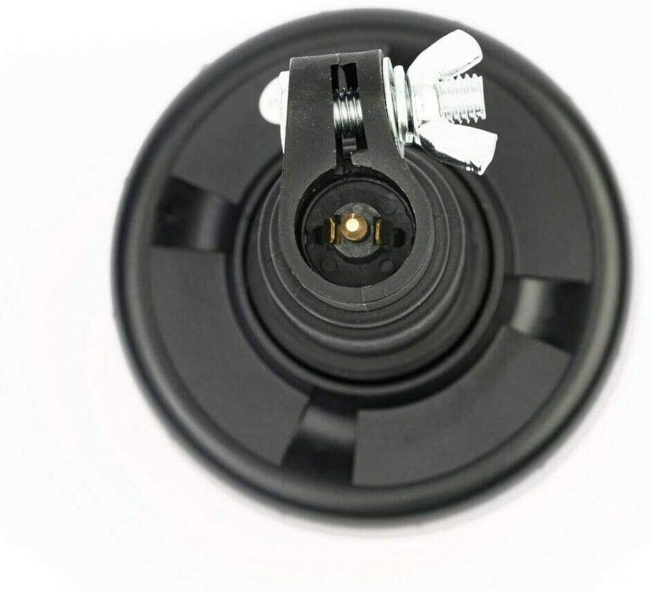 2PCS LED Rotating Flexible DIN Pole Mount 4 Flashing Modes Warning Light Beacon