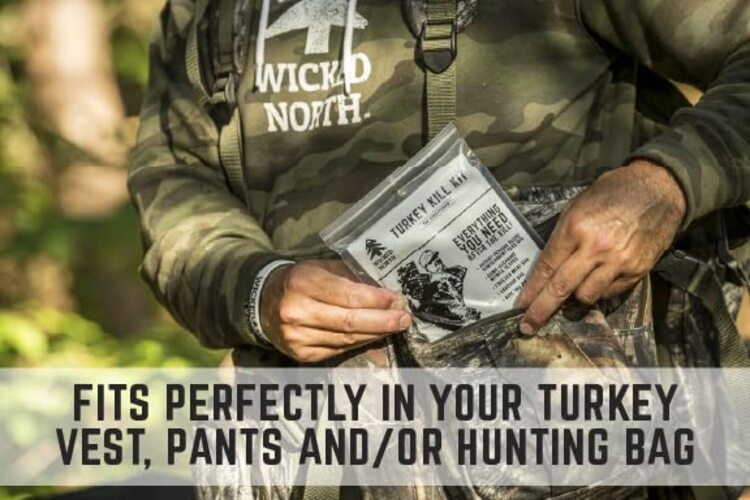 Game Processing Kit for Turkey Hunting, Includes 5 Essentials Gear 1 Pack