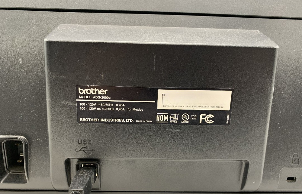 Brother ImageCenter ADS-2000e Color Document Scanner
