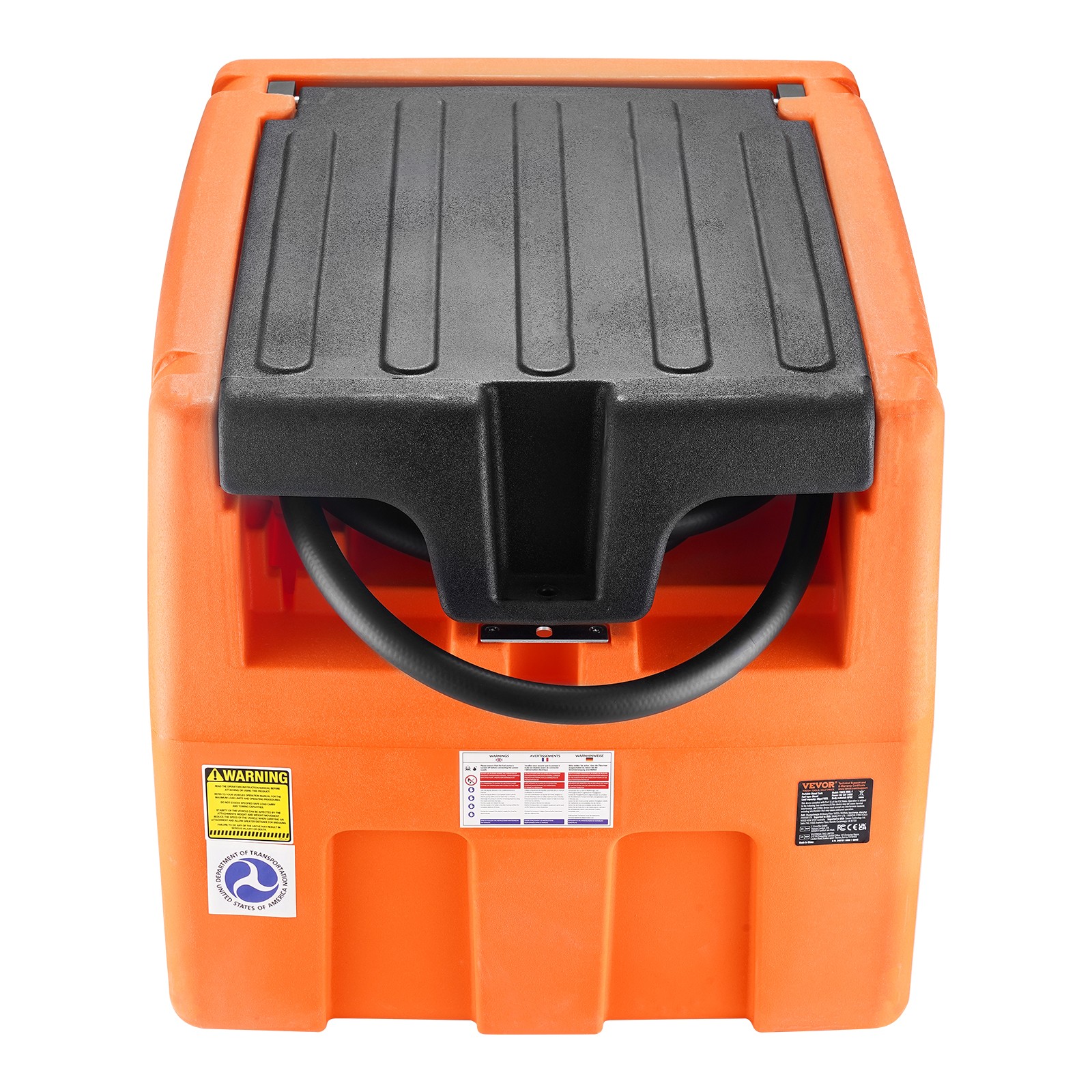 VEVOR Portable Diesel Tank 48 Gal Fuel Tank with 12V Electric Transfer Pump
