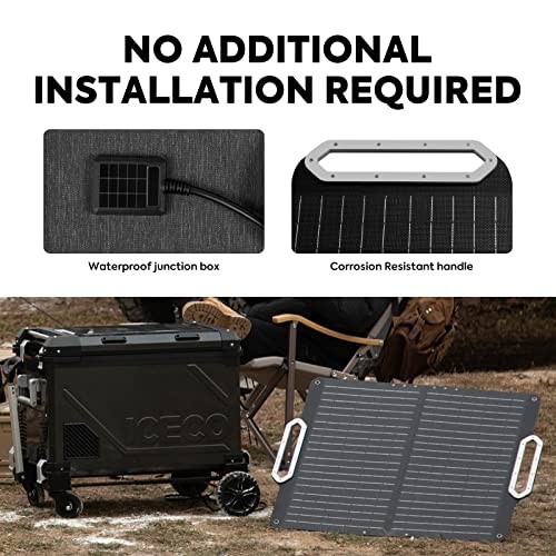SP80 Portable Solar Panels 80W, High-Efficiency Monocrystalline Solar Panel,