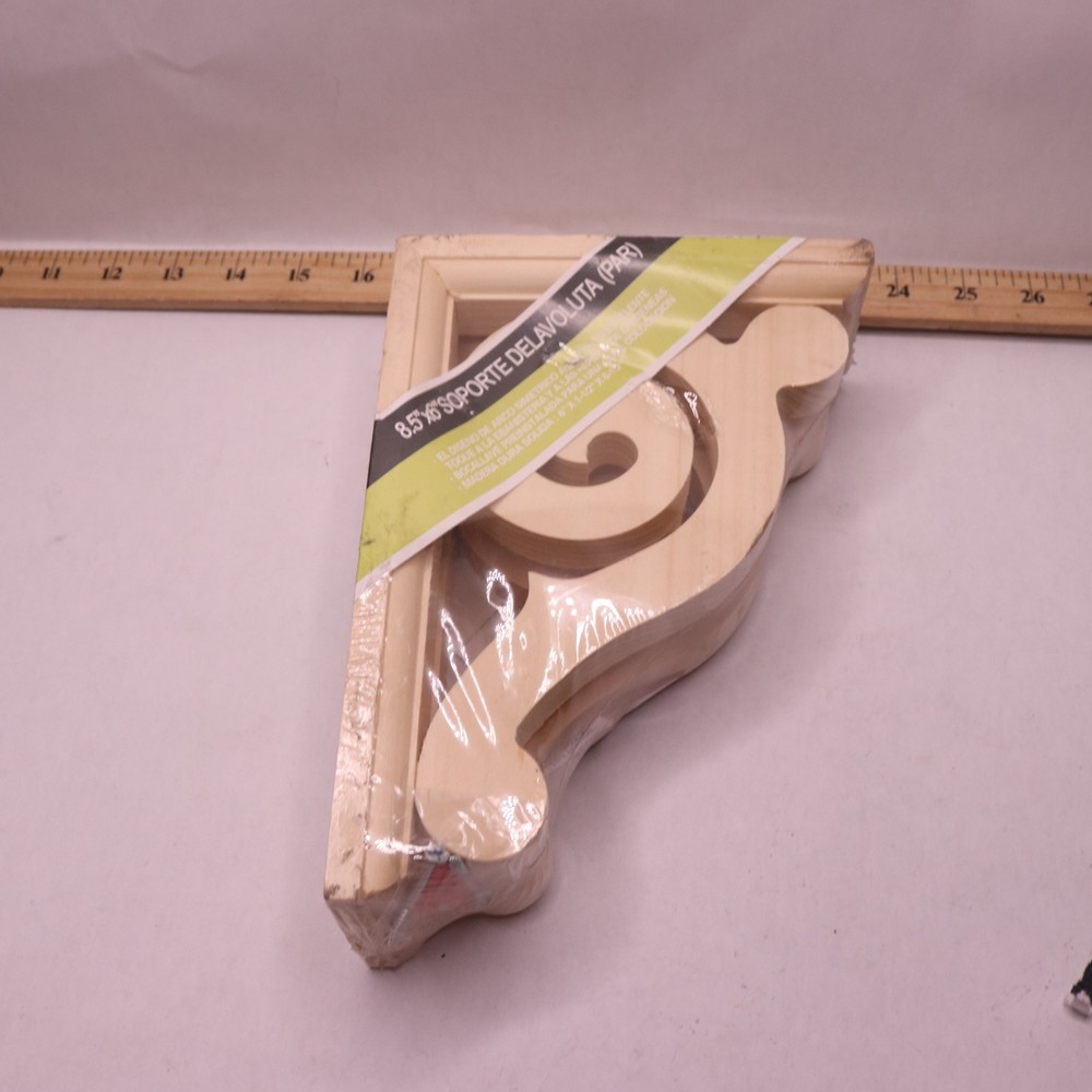 Scroll Shelf Bracket Small 6 x 1-1/2 x 8-1/2 437 719