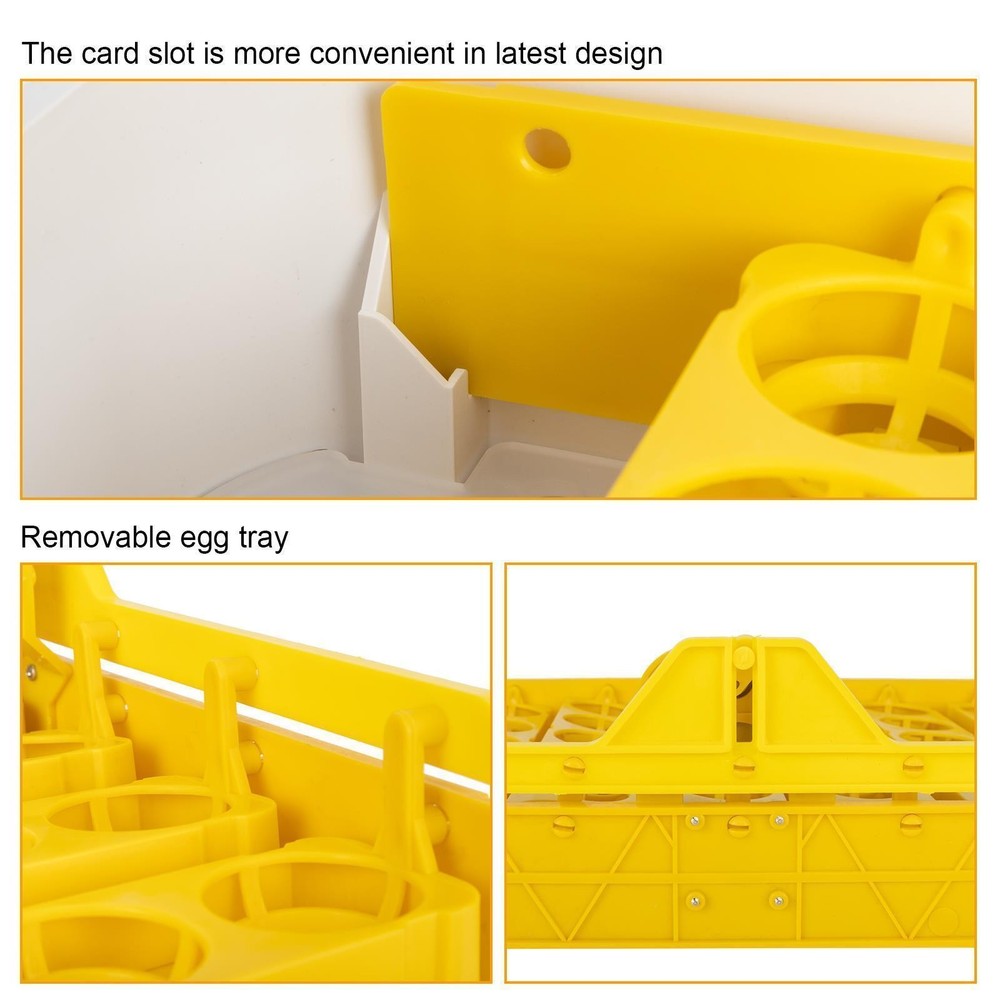 42 Eggs Auto Digital Incubator Temperature Control Turning Chicken Poultry Bird