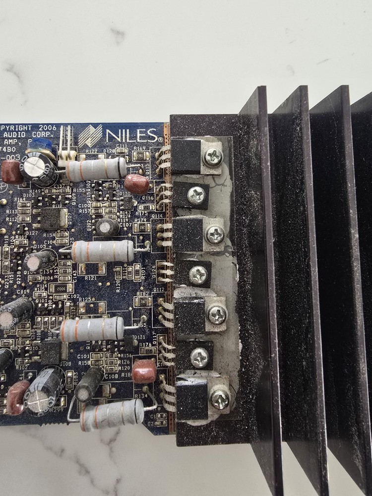 Niles GXR2 BXR2 Amplifier Board Module w/ Heatsink Untested As-Is