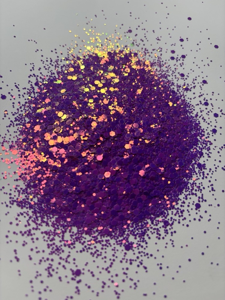 Lavender 3.3 Oz Chunky Glitter Bottle