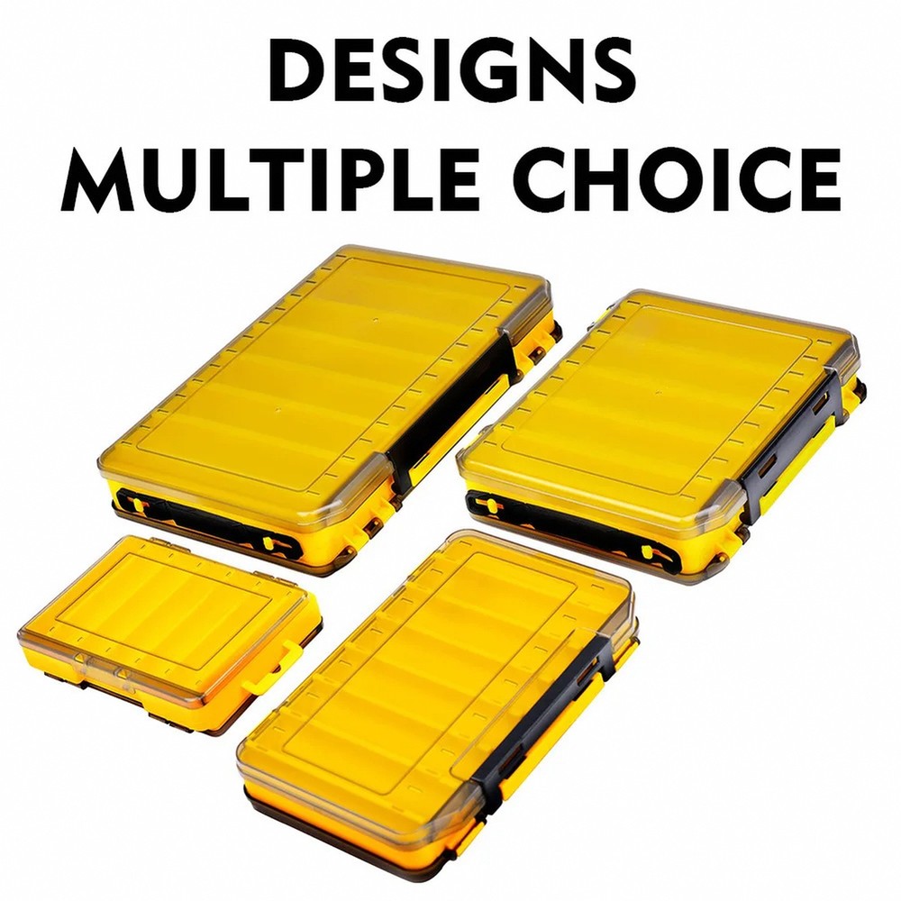 Versatile 10-Cell Double-Sided Fishing Tackle Box