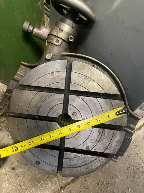 12" horizontal rotary table