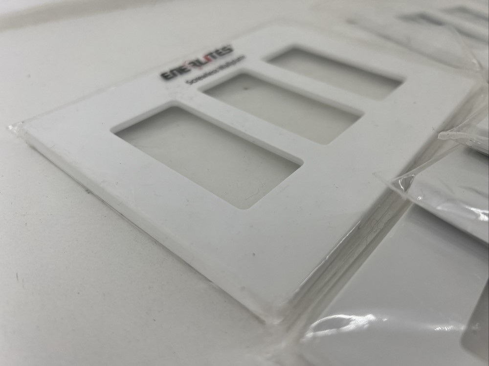 Lot 9 Screwless Wallplates Single Double Tripple