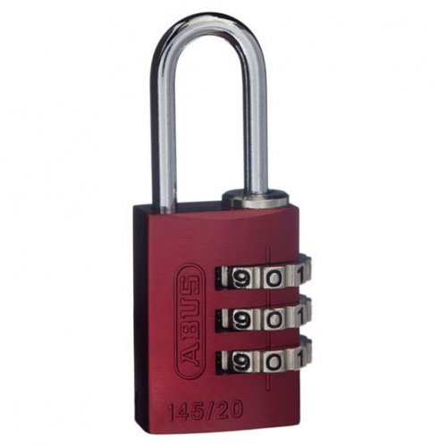 Combination Padlocks - Resettable ABUS 20mm High quality - RED