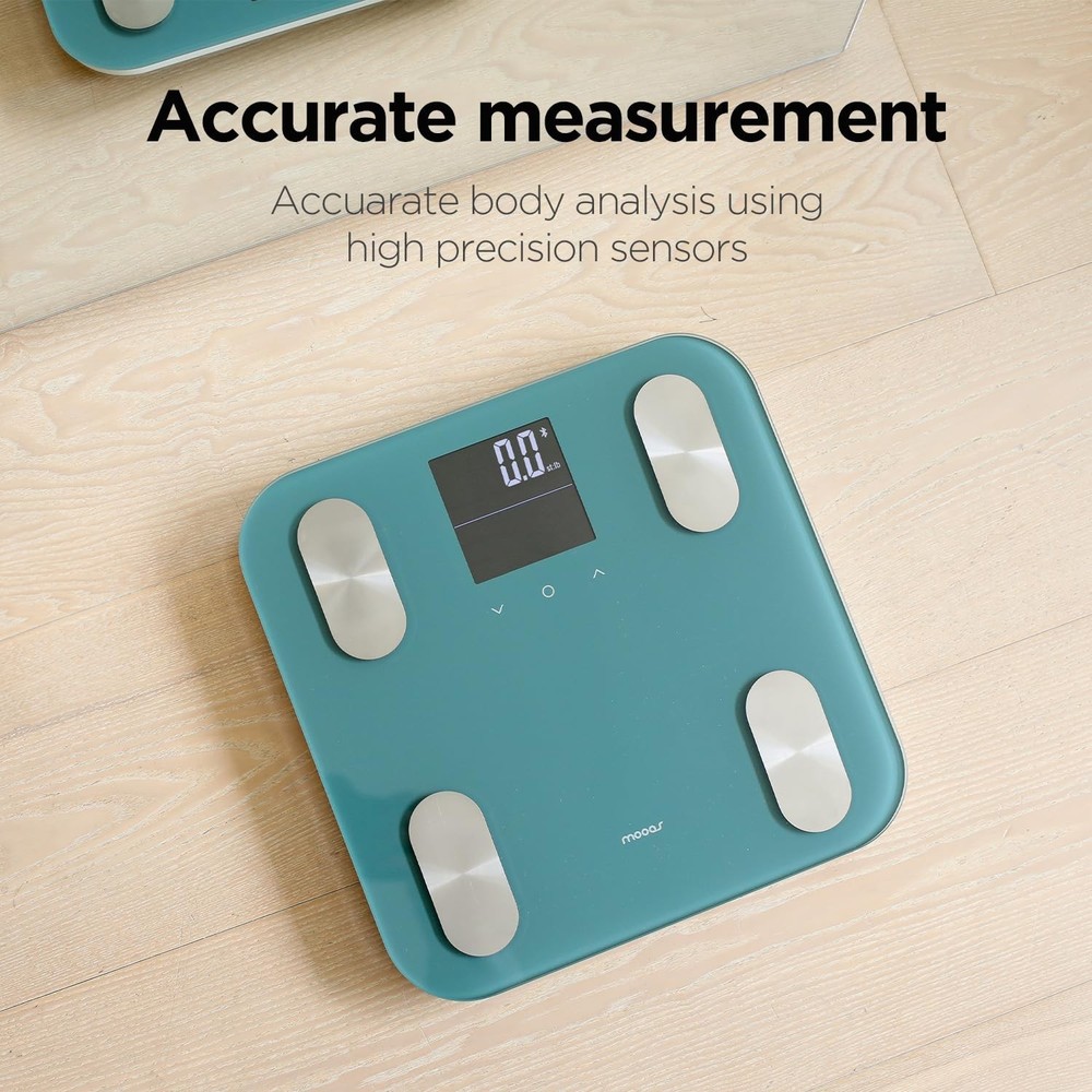 mooas Smart Scale for Body Weight Fat Bluetooth Scale, Digital Bathroom Scale...
