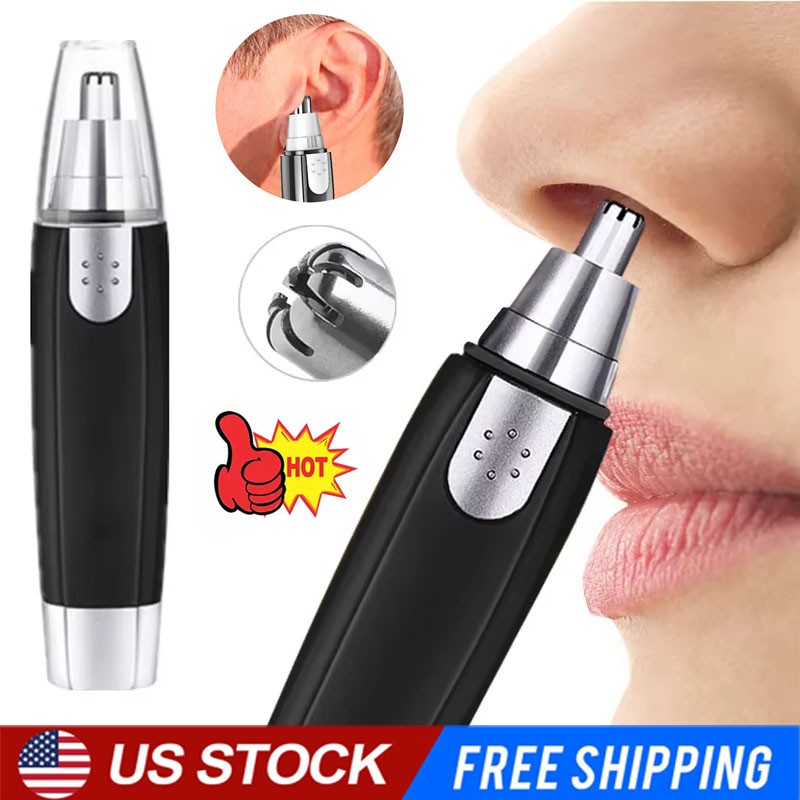 Electric Nose Ear Hair Trimmer Face Eyebrow Mustache Beard Shaver Clipper Unisex