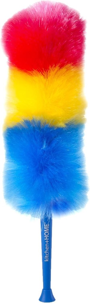23" Rainbow Static Feather Duster, Electrostatic Reusable Dust Cleaning Tool