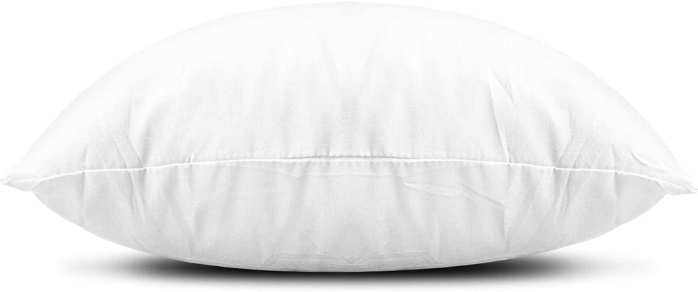 18x18 White Throw Pillow Insert Soft Polyester Down Alternative Washable