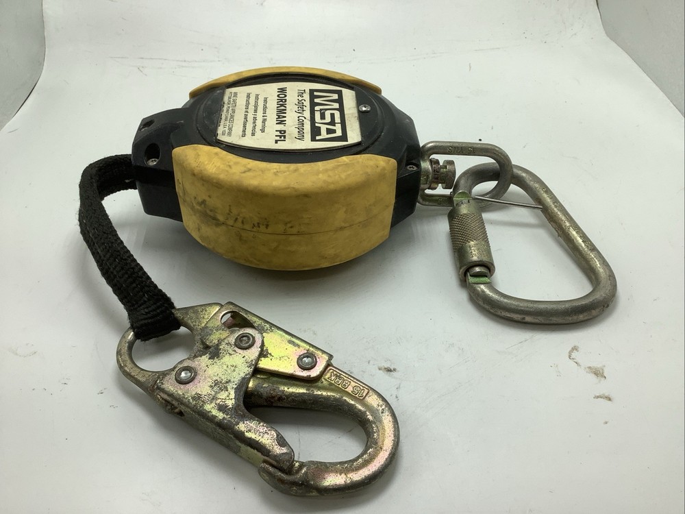 Msa Workman Pfl Retractable Lanyard 10ft   Pre-owned