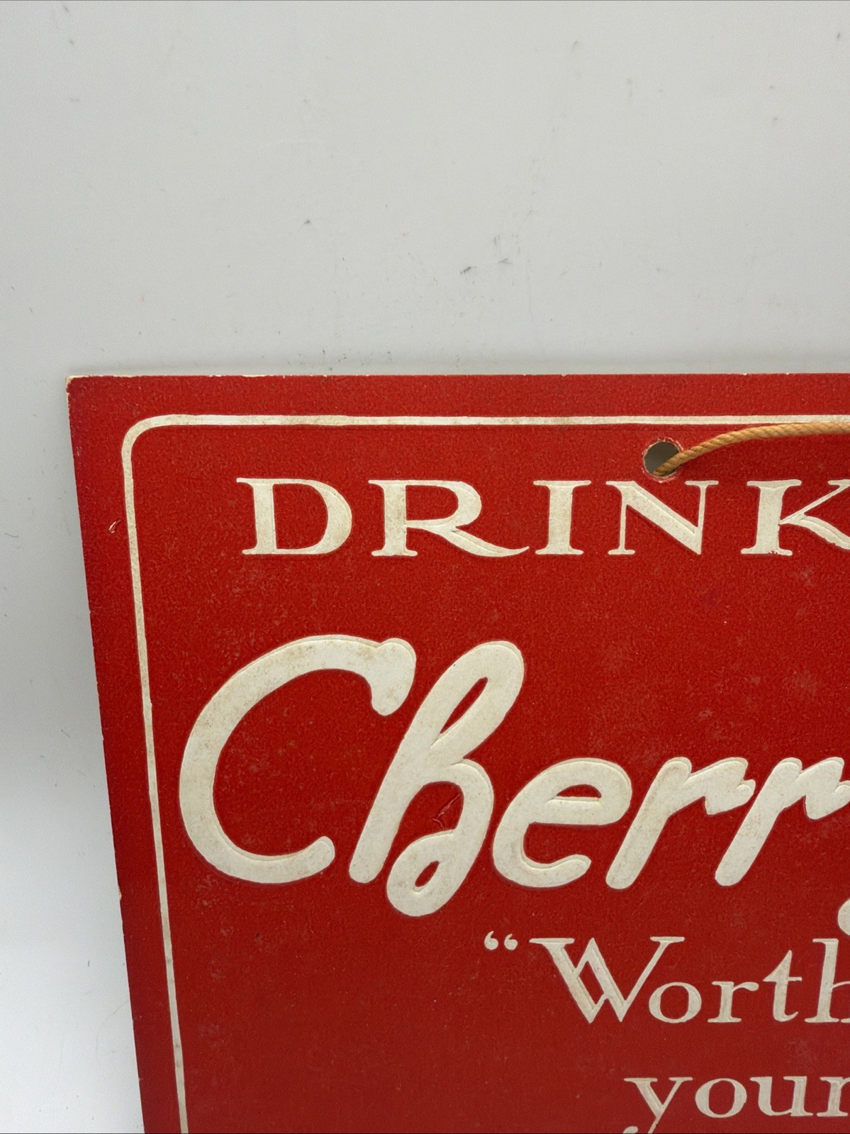 Cherry Frap Soda Advertising Sign