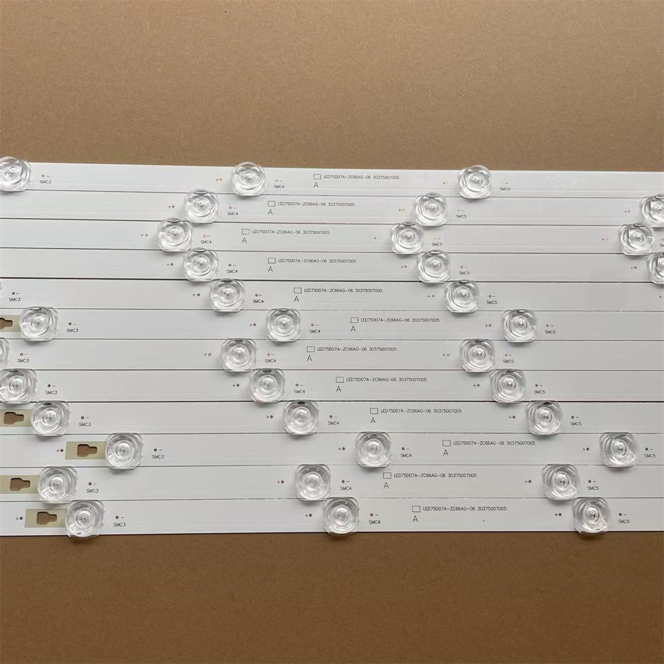 LED Backlight Strips For ONN 100044717 E4FAA75R 30375007005 LED75D07A-ZC66AG-06