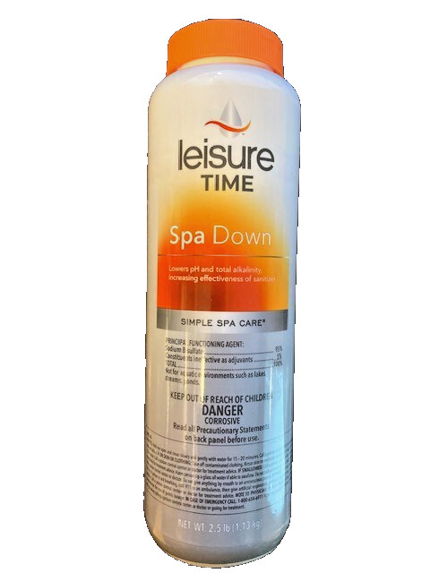 Leisure Time Spa Down / pH Decreaser NET WT 2.5 lb (1.13klg)