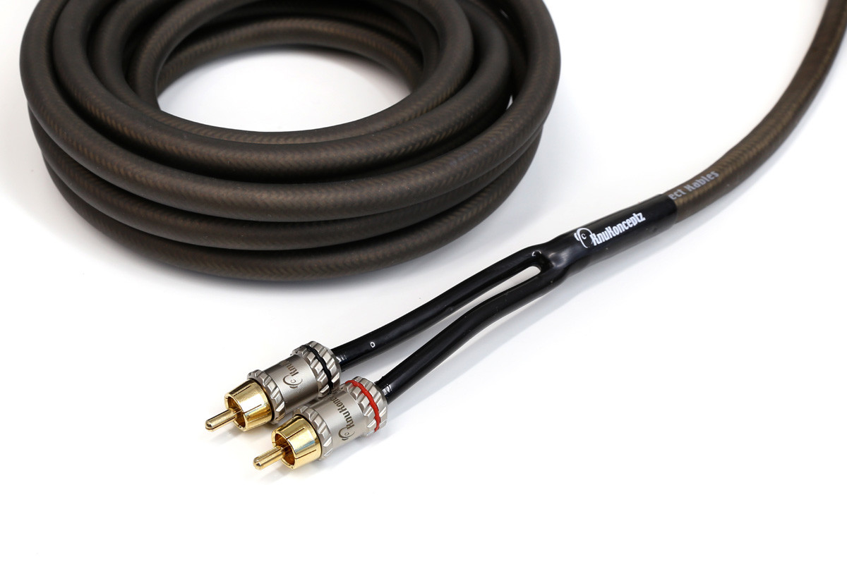 KnuKonceptz Krystal Kable 2 Channel Twisted Pair OFC RCA Cable 1/2M to 8M length