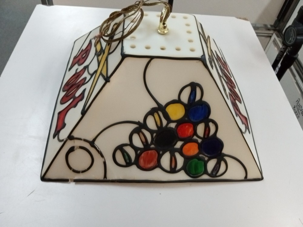 OLD Vintage Pool Table Light LOOK BILLIARDS