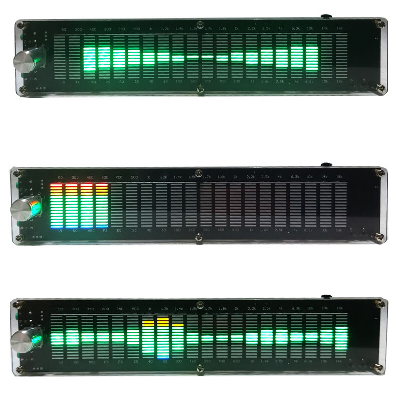 New LED2015 Audio Spectrum Meter Multi-mode DSP Equalizer EQ Music Levels Light