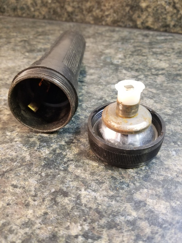 Vintage Flashlight Seaboard Systems "Always Keep Safety in Sight"