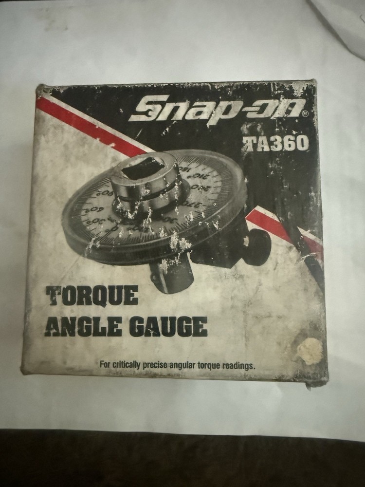 NEW Snap-On Tools TA360 Torque Angle Gauge 1/2" Drive