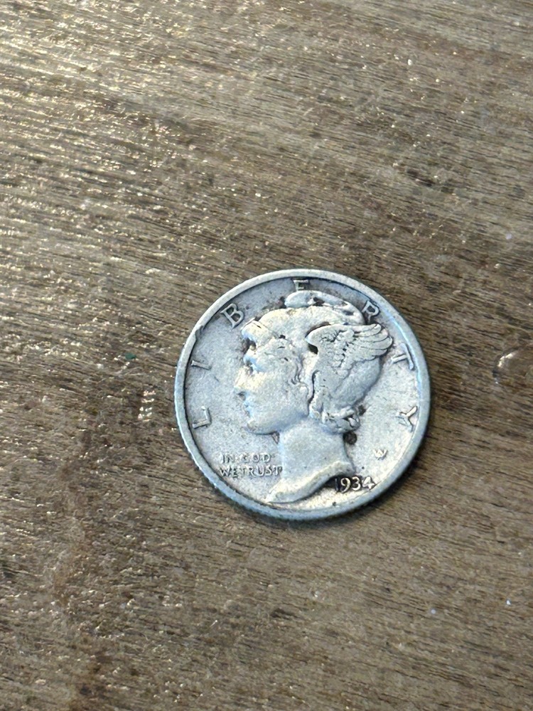 1934 Mercury Dime VF