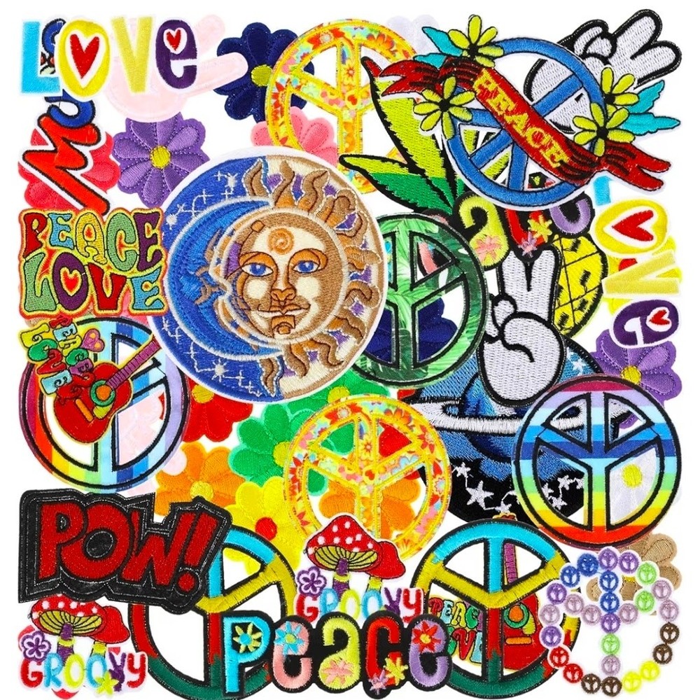 45 Hippie Patches