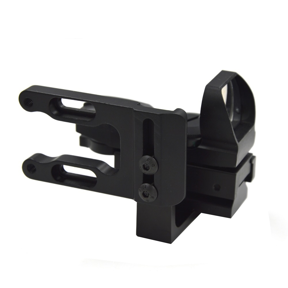 New Archery Mini CNC Machined Bow Sight Mount For Red Dot Reflex Sight Bracket