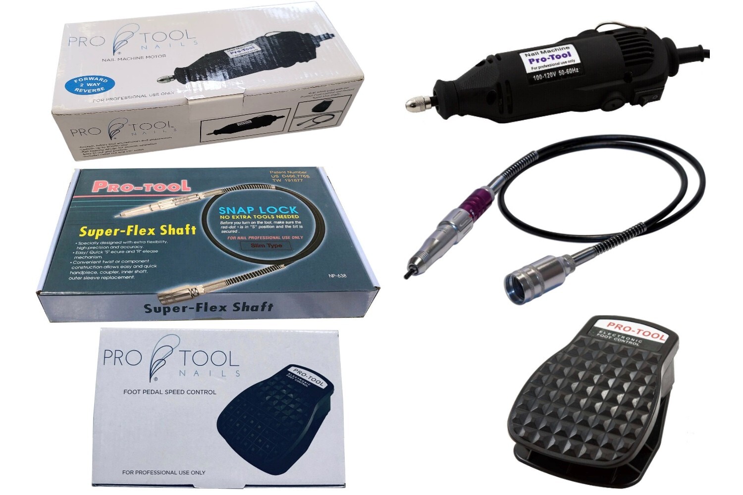 PRO-TOOL NAIL MACHINE Nail Drill for Professional Manicure.- PICK ONE