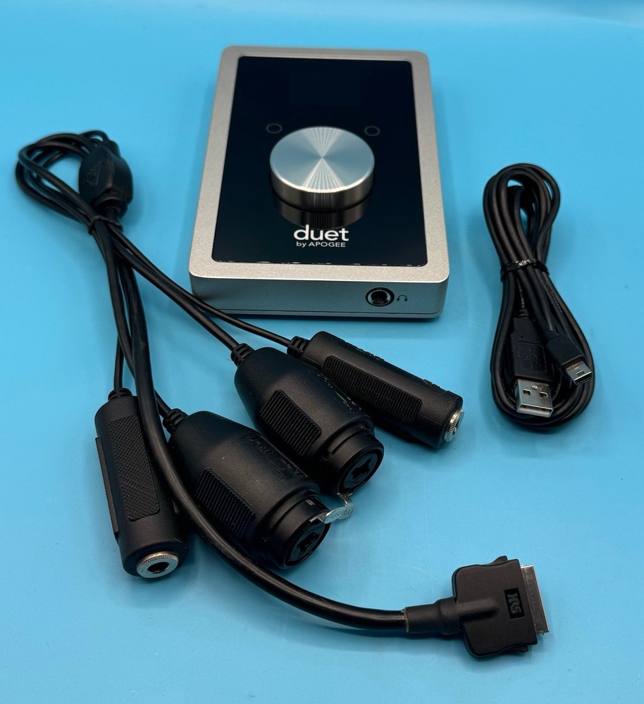 Apogee Duet 2 USB Audio Interface for IOS, Mac - Silver/Black.