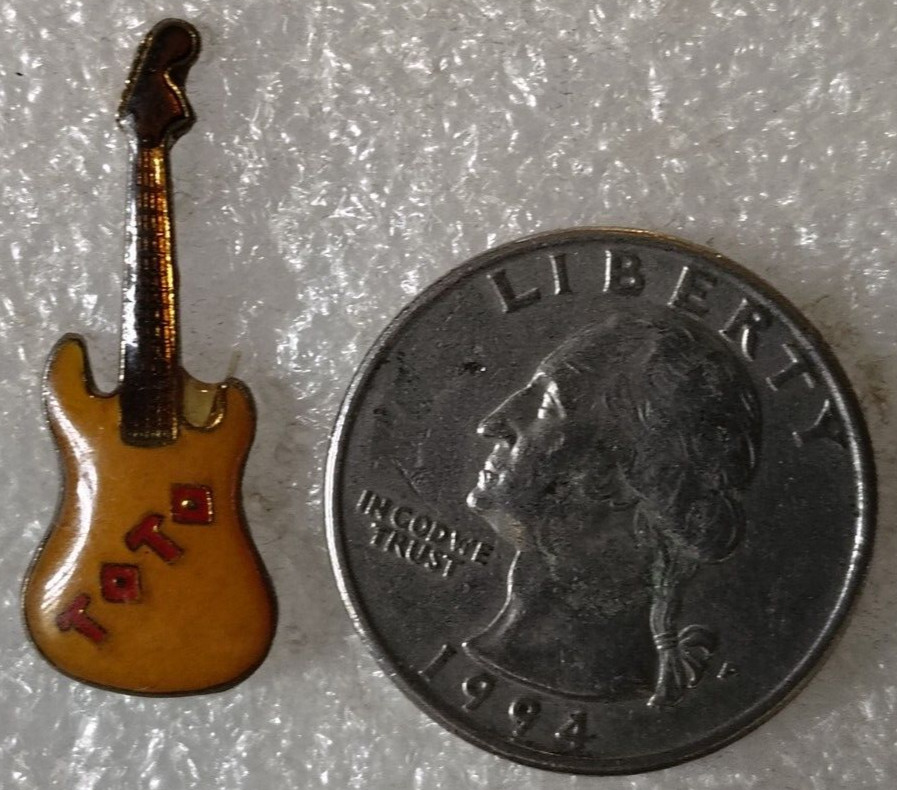 Toto guitar hat/lapel pin