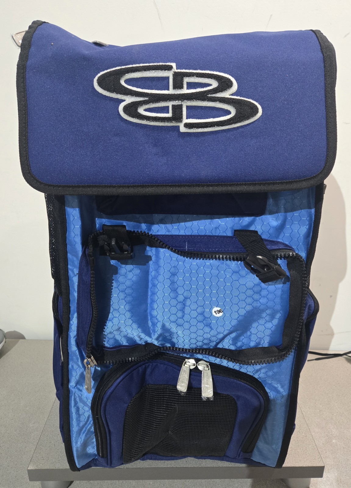 Boombah Superpack Blue Navy *missing Front Flap *