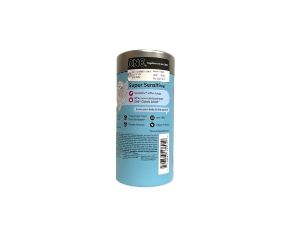 One Super Sensitive Condoms - Premium Latex - 12 count