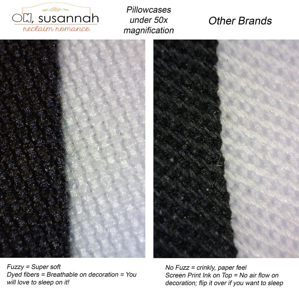 Oh, Susannah Thought Bubble Couples Pillowcase