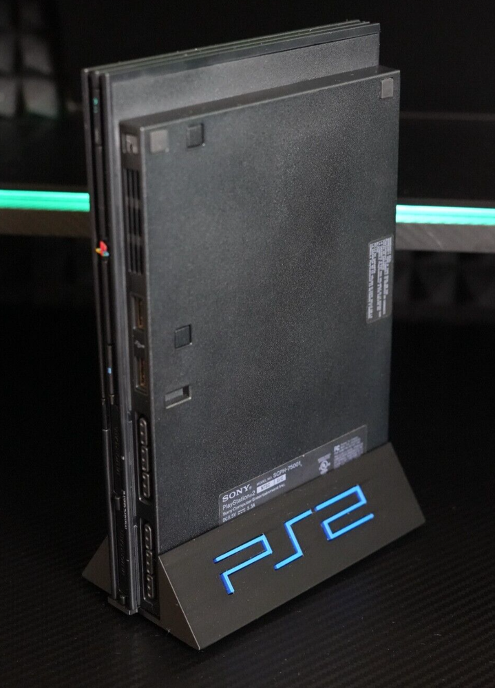 PlayStation 2 Slim vertical stand 3D Printed