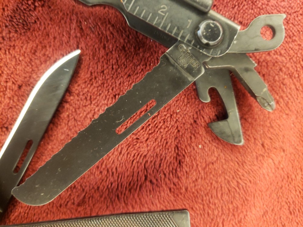 🔪 Gerber Multi Tool Black Needlenose MP600