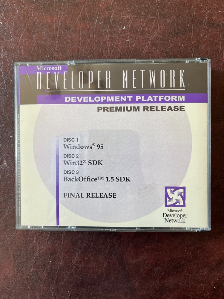 Set 3 CD Microsoft Developer Network w/CD Key Development Platform Final Premium